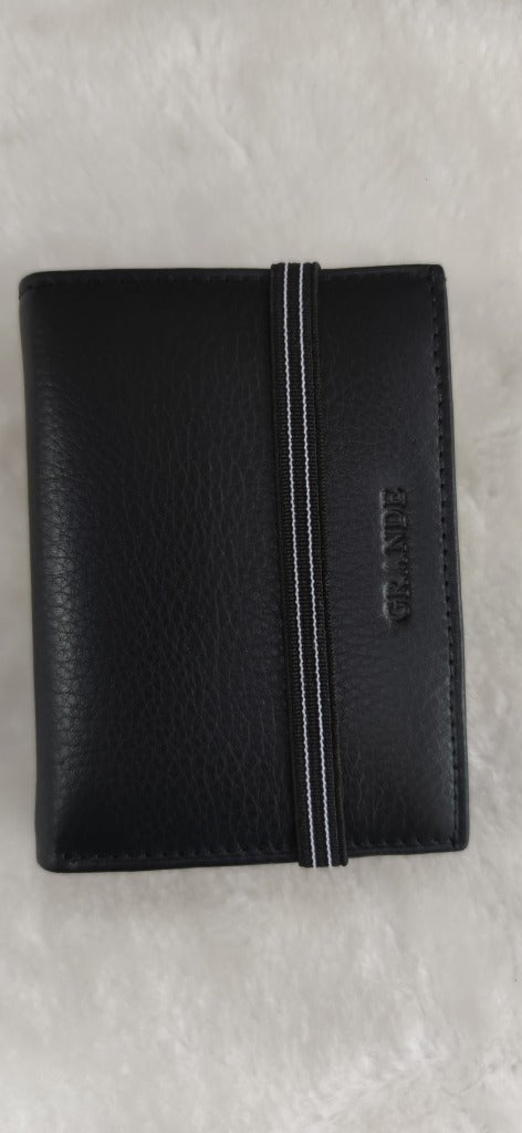 GRANDE - 325 - GERÇEK DERİ UNISEX KARTLIK & CÜZDAN - SİYAH