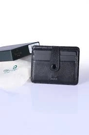 GRANDE - 746 - UNISEX GERÇEK DERİ KARTLIK - SARI