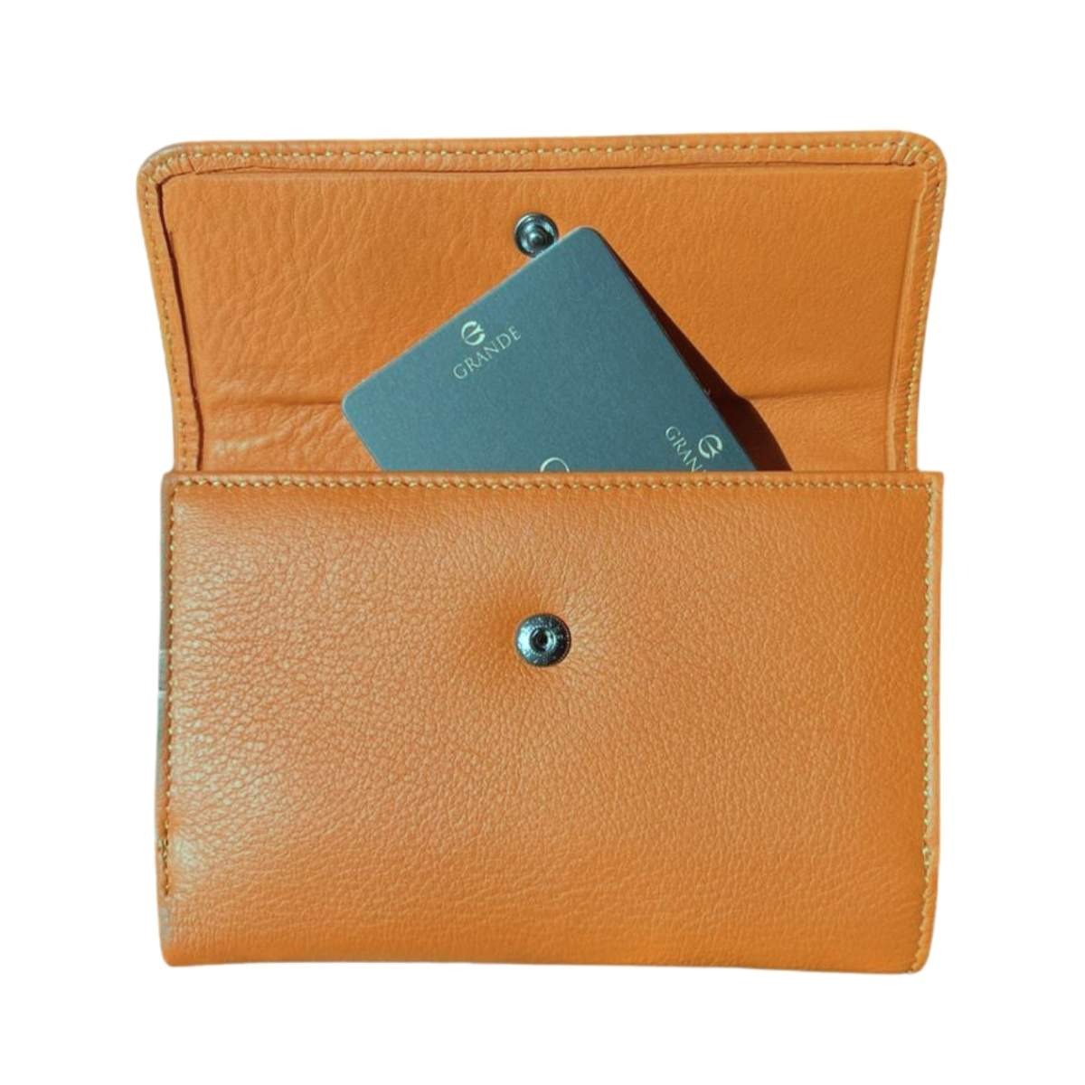 GRANDE - 2620 - GERÇEK DERİ KADIN CÜZDAN - CAMEL