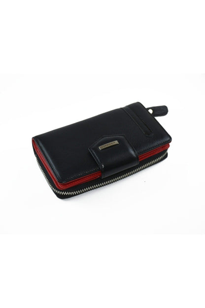 GRANDE - 2716 - GERÇEK DERİ KADIN CÜZDAN - SİYAH