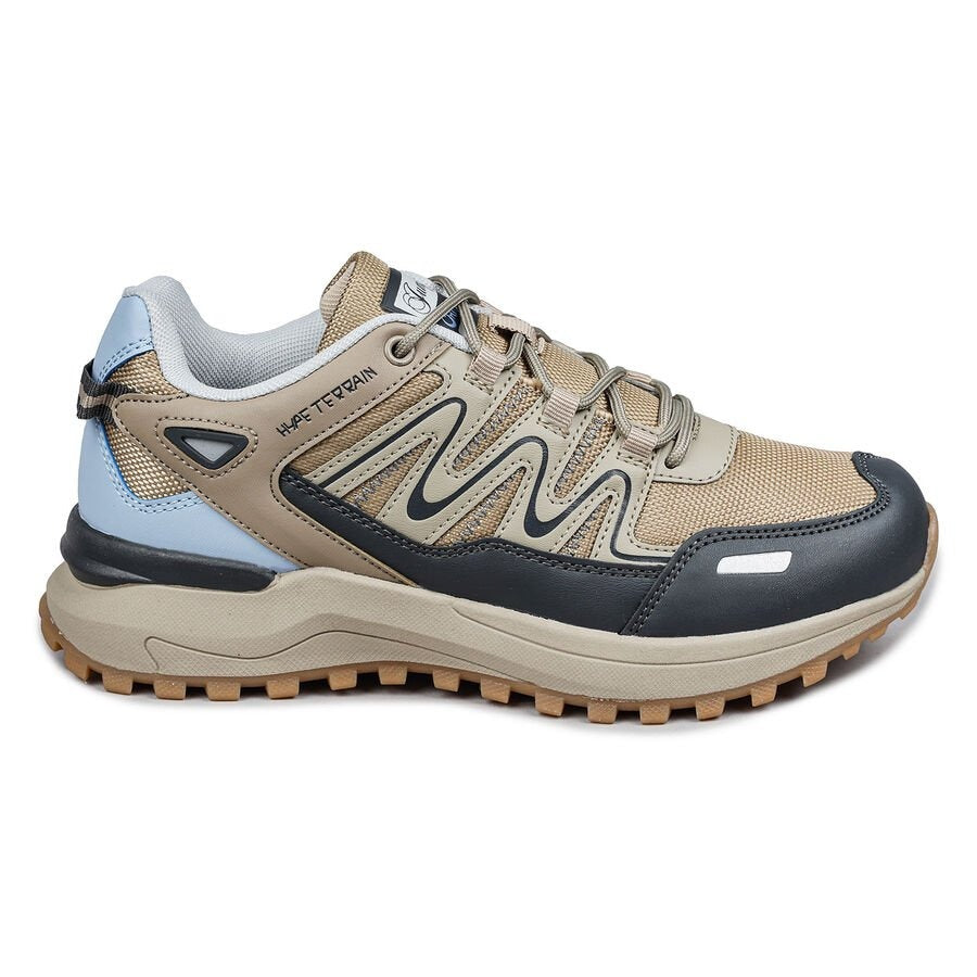 JUMP - 28792 - Unisex OUTDOOR SPOR AYAKKABI - BEJ-GRİ-MAVİ