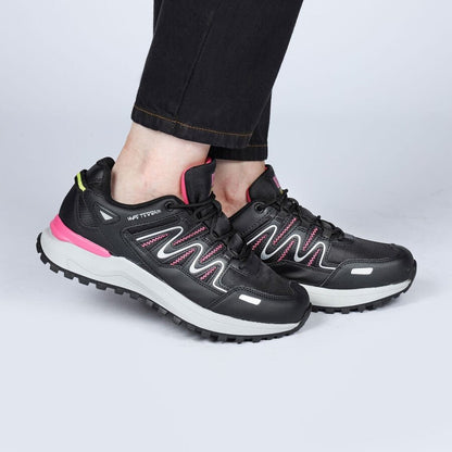JUMP - 28792 - Unisex OUTDOOR SPOR AYAKKABI - SİYAH-FUŞYA