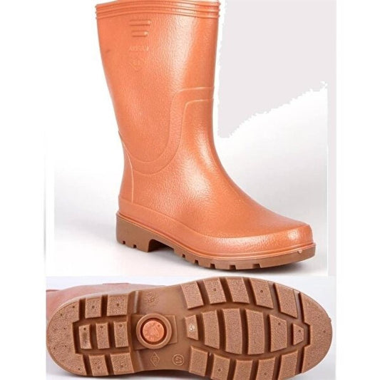 Ulaş Krep Kauçuk Taban Çizme Unisex - TURUNCU ORTA