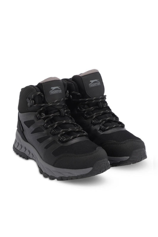 SLAZENGER SU GEÇİRMEZ OUTDOOR SPOR AYAKKABI UNISEX- SİYAH-GRİ