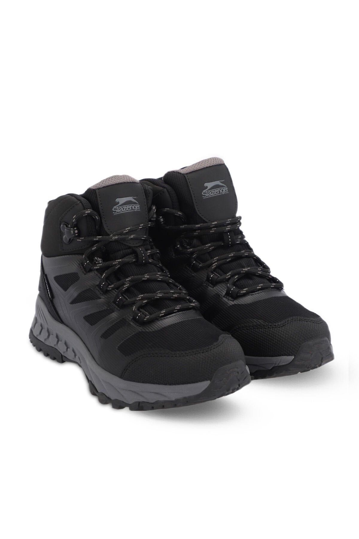 SLAZENGER SU GEÇİRMEZ OUTDOOR SPOR AYAKKABI UNISEX- SİYAH-GRİ
