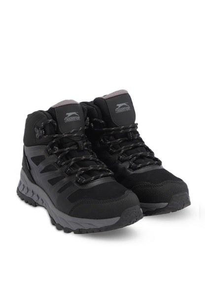 SLAZENGER SU GEÇİRMEZ OUTDOOR SPOR AYAKKABI UNISEX- SİYAH-GRİ
