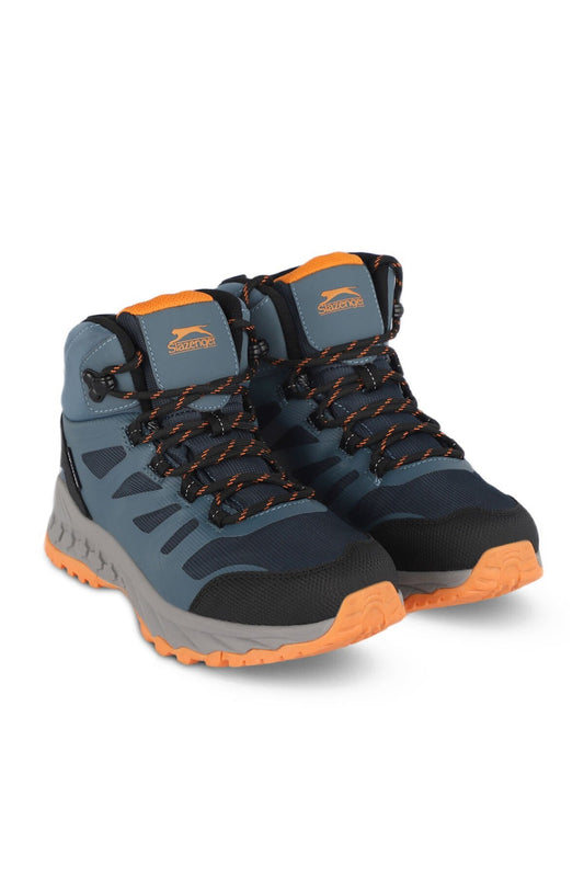 SLAZENGER SU GEÇİRMEZ OUTDOOR SPOR AYAKKABI UNISEX- SİYAH-MAVİ-TURUNCU