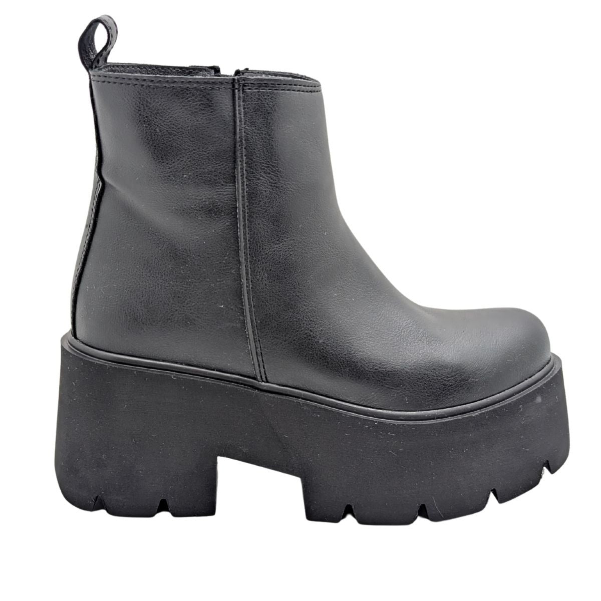 GOLA PLATFORM TOPUK KISA BOT - SİYAH