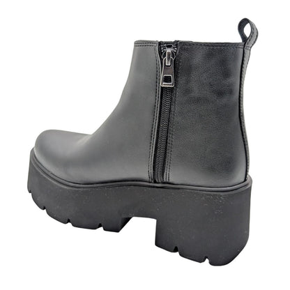 GOLA PLATFORM TOPUK KISA BOT - SİYAH