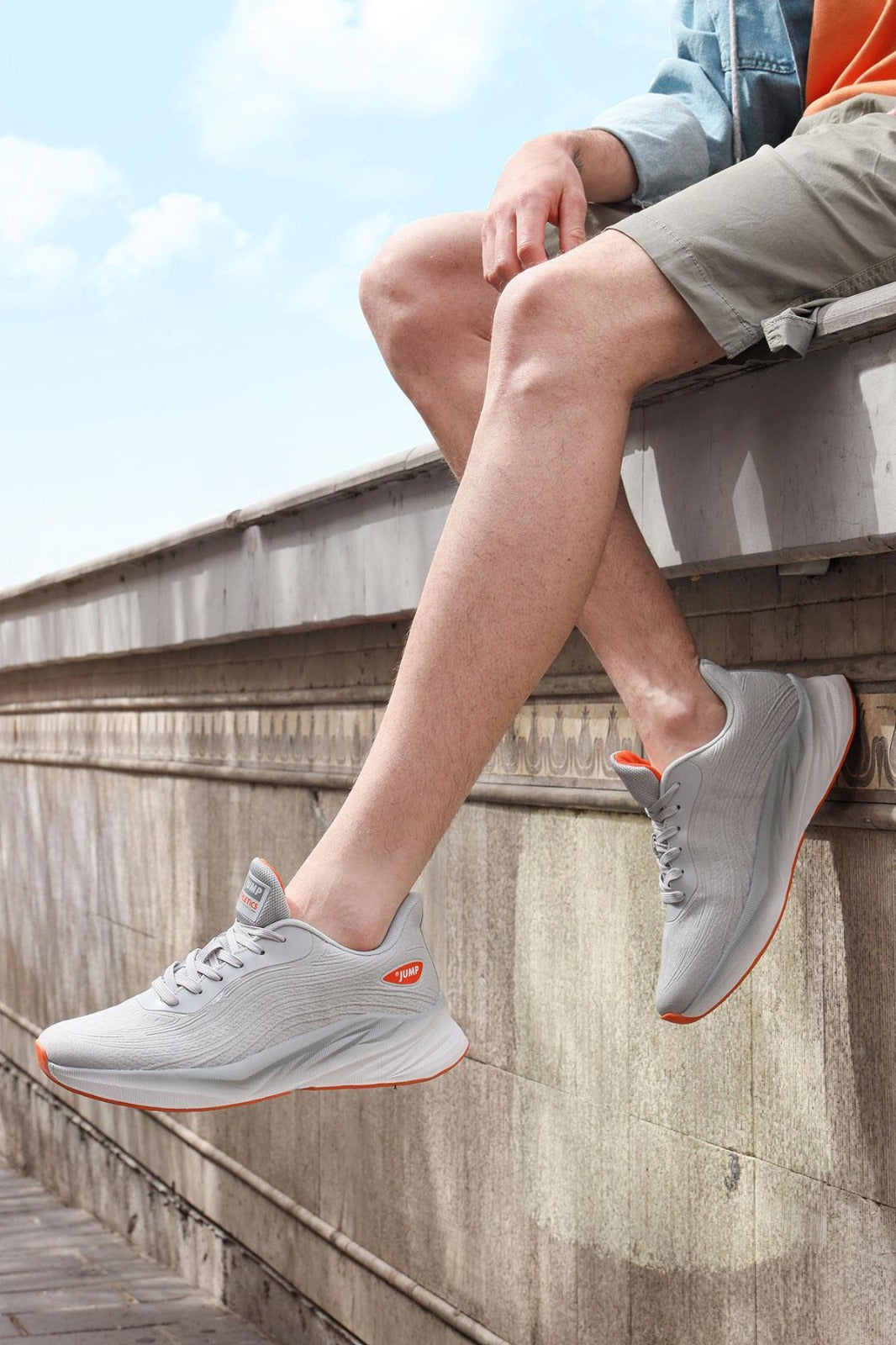 JUMP 29716 F GÜNLÜK ERKEK SNEAKER SPOR AYAKKABI - AÇIK GRİ