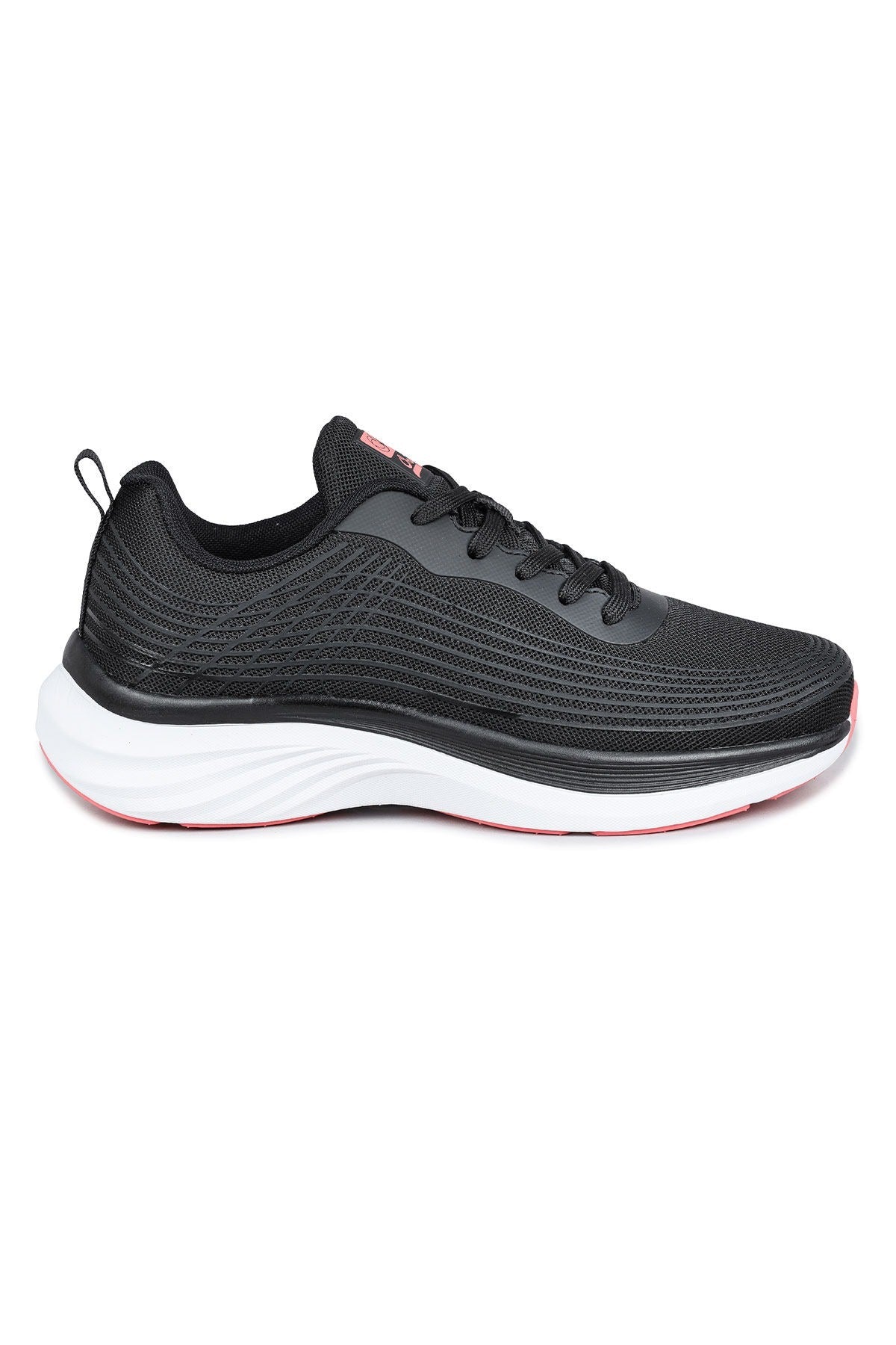 JUMP 29828 KADIN GÜNLÜK SNEAKER SPOR AYAKKABI - SİYAH-NARÇİÇEĞİ