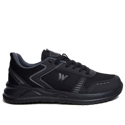 ÇİĞDEM KALIN TABAN SPOR /TÜRÜYÜŞ AYAKKABI - SİYAH-FÜME