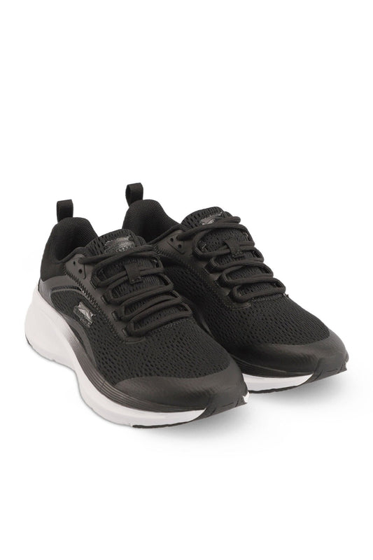 SLAZENGER WALDO KADIN GÜNLÜK SNEAKER SPOR AYAKKABI - SİYAH-BEYAZ