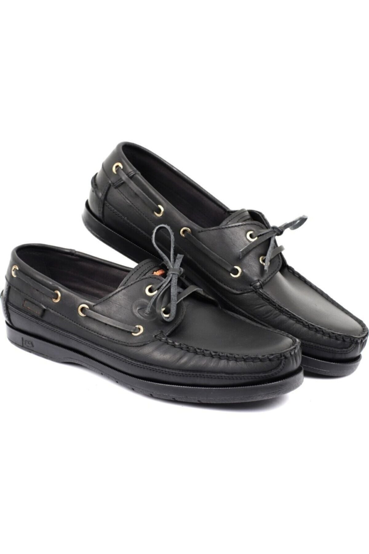 HAKİKİ DERİ ERKEK CASUAL LOAFER AYAKKABI - SİYAH