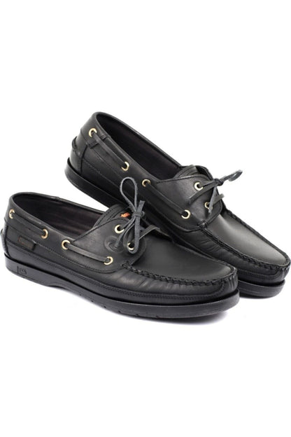 HAKİKİ DERİ ERKEK CASUAL LOAFER AYAKKABI - SİYAH