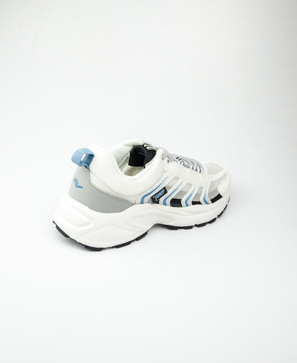 JUMP 29728 ERKEK FİLELİ GÜNLÜK SNEAKER SPOR AYAKKABI - BEYAZ-MAVİ