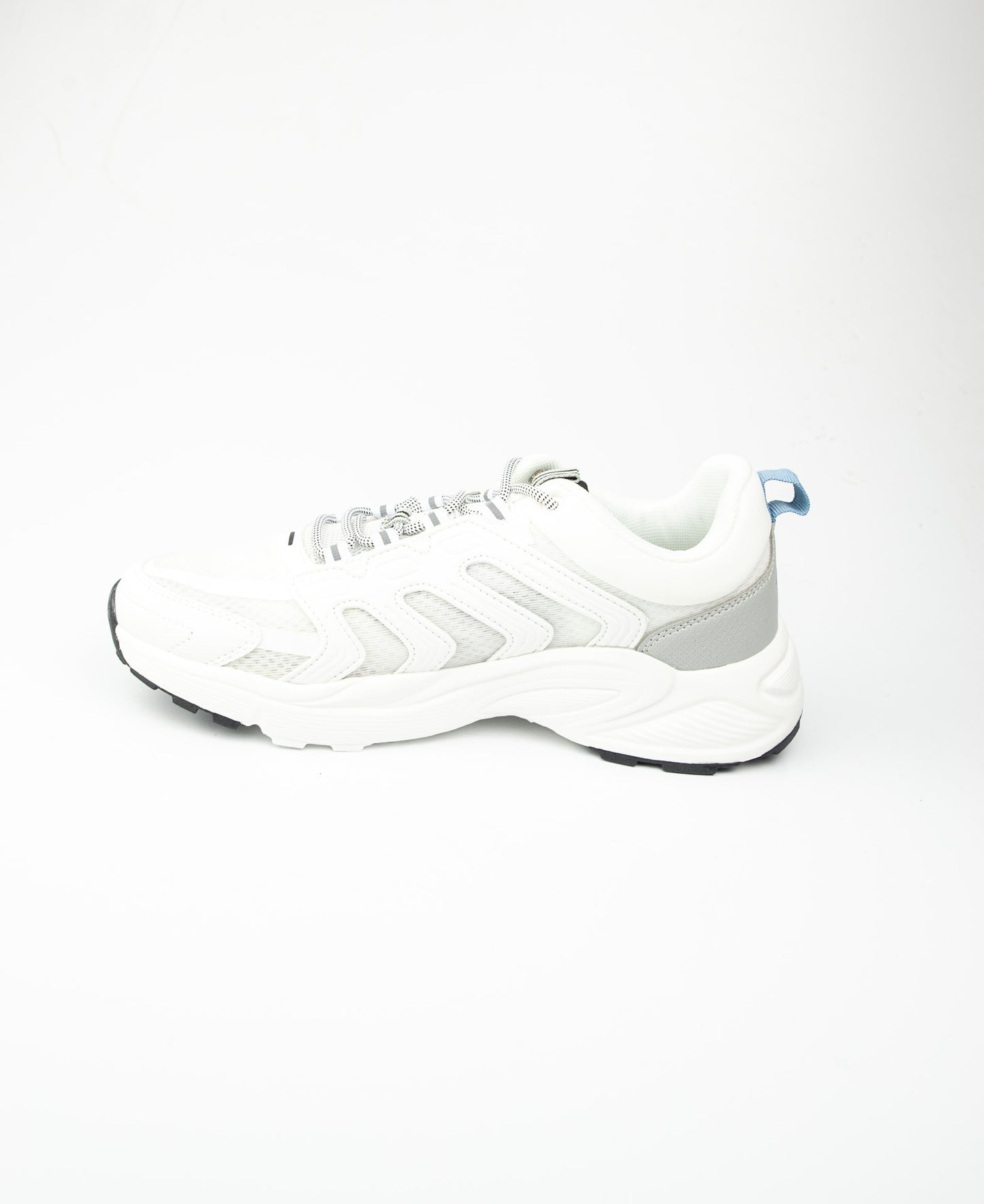 JUMP 29728 ERKEK FİLELİ GÜNLÜK SNEAKER SPOR AYAKKABI - BEYAZ-MAVİ