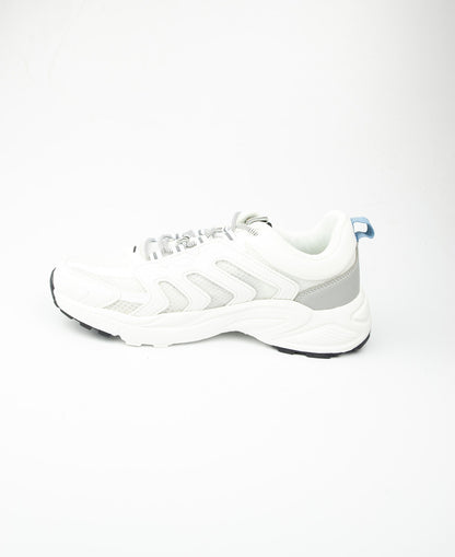 JUMP 29728 ERKEK FİLELİ GÜNLÜK SNEAKER SPOR AYAKKABI - BEYAZ-MAVİ