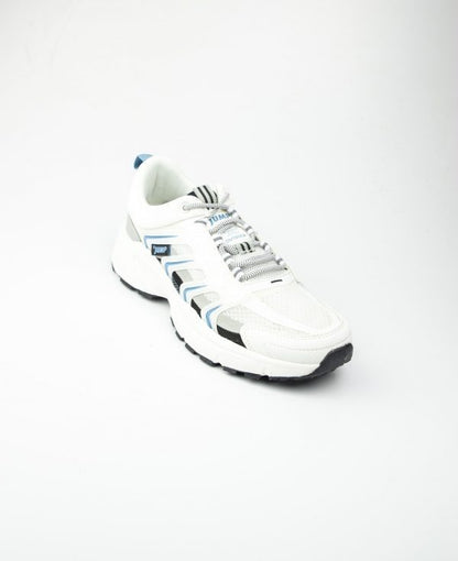 JUMP 29728 ERKEK FİLELİ GÜNLÜK SNEAKER SPOR AYAKKABI - BEYAZ-MAVİ