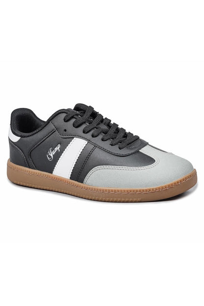 JUMP 29967 KADIN-ERKEK SNEAKER GÜNLÜK SPOR AYAKKABI - SİYAH-BEYAZ