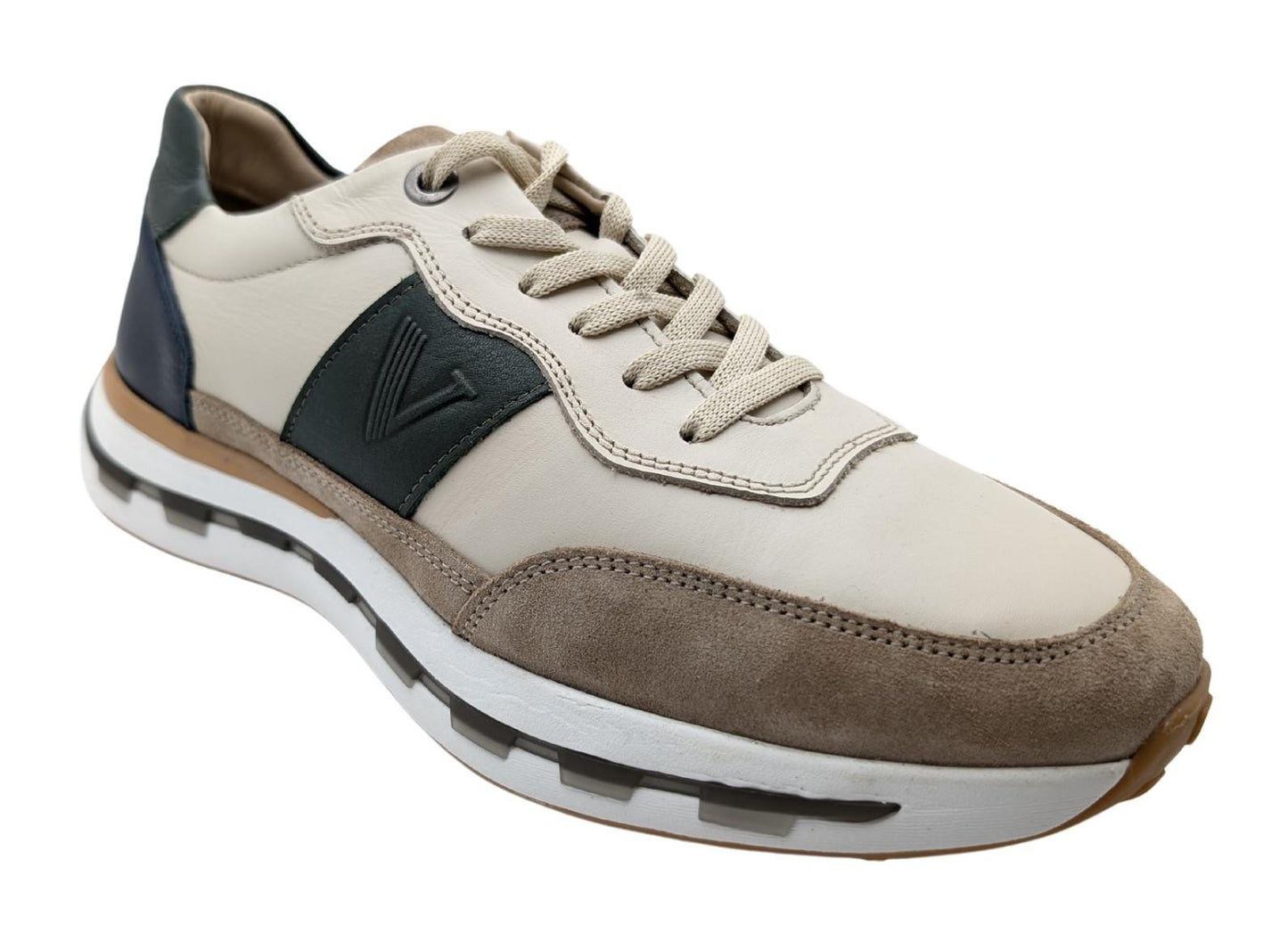 VOYAGER 6672 GERÇEK DERİ ERKEK SNEAKER AYAKKABI - BEJ