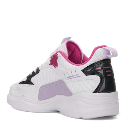 2860 M-P-KALIN TABAN HAVA ALABİLEN SPOR SNEAKER NAYAKKABI - BEYAZ-FUŞYA