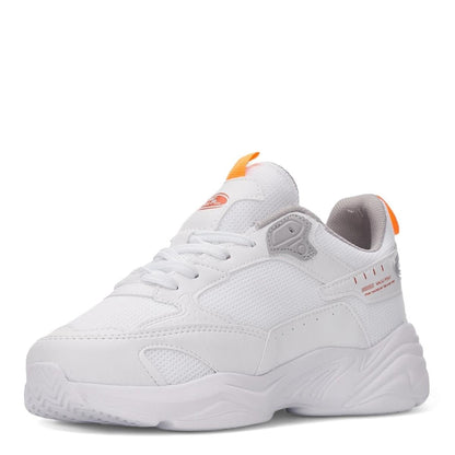 2860 M-P-KALIN TABAN HAVA ALABİLEN SPOR SNEAKER NAYAKKABI - BEYAZ-GRİ