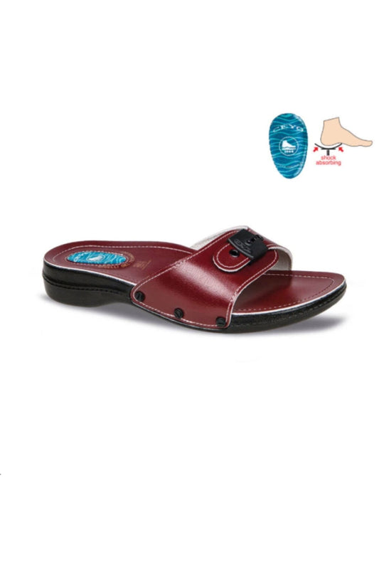 CEYO 6500-1 JEL TABANLI ORTOPEDİK TERLİK - 6500-1 - BORDO