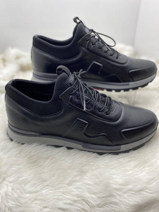 Voyager 5333 ZephyrTread Hakiki Deri Erkek Ayakkabı - 5333 - SİYAH