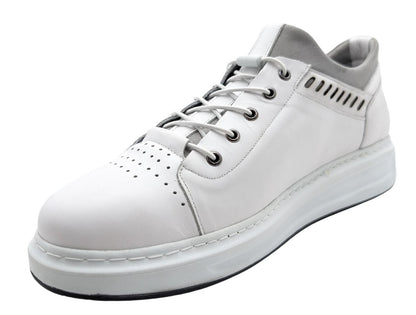 Voyager 4190 Hakiki Deri Erkek Ayakkabı - 4190 - BEYAZ