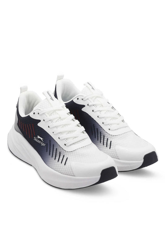 SLAZENGER WOLLY SNEAKER RAHAT SPOR AYAKKABI - BEYAZ-LACİVERT-KIRMIZI