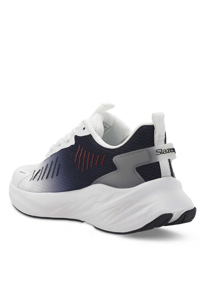 SLAZENGER WOLLY SNEAKER RAHAT SPOR AYAKKABI - BEYAZ-LACİVERT-KIRMIZI