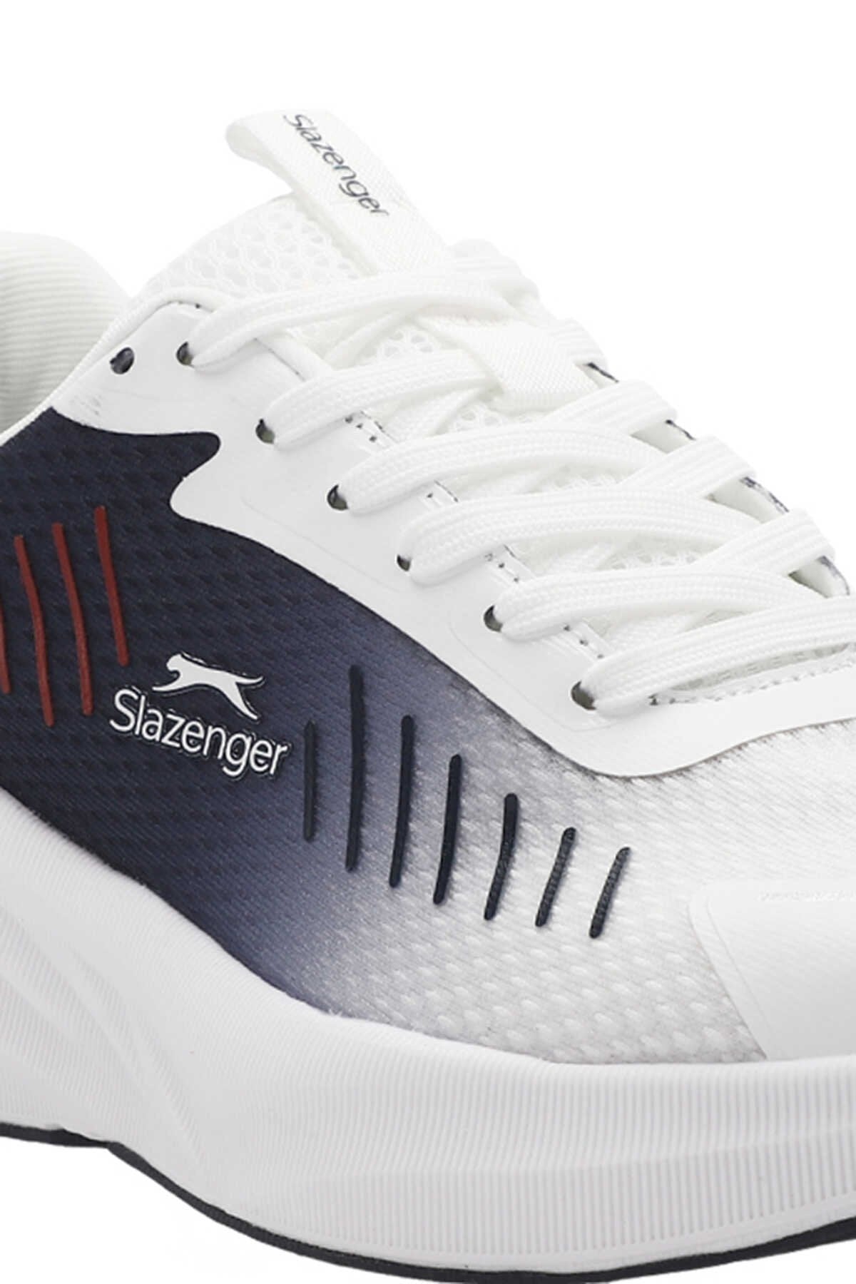 SLAZENGER WOLLY SNEAKER RAHAT SPOR AYAKKABI - BEYAZ-LACİVERT-KIRMIZI