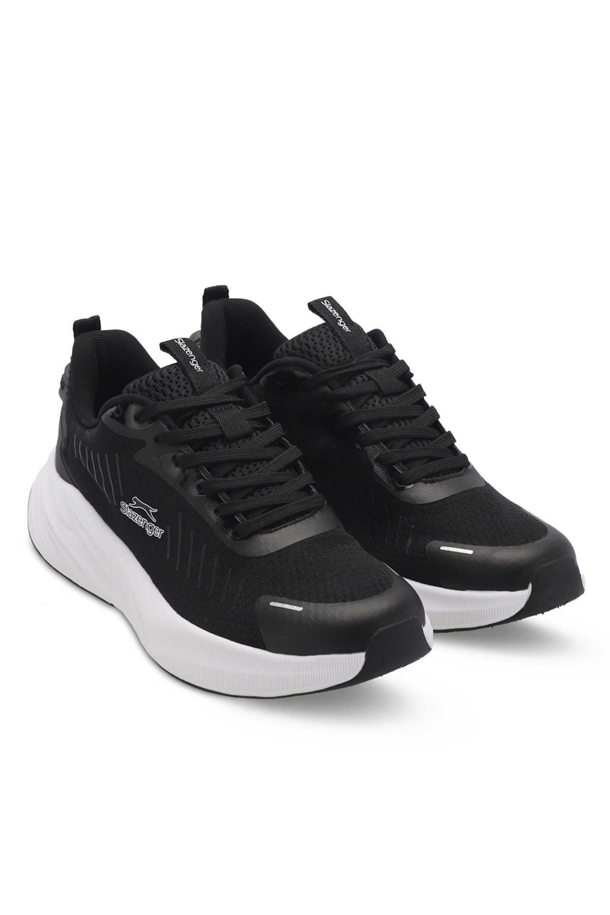 SLAZENGER WOLLY SNEAKER RAHAT SPOR AYAKKABI - SİYAH-BEYAZ