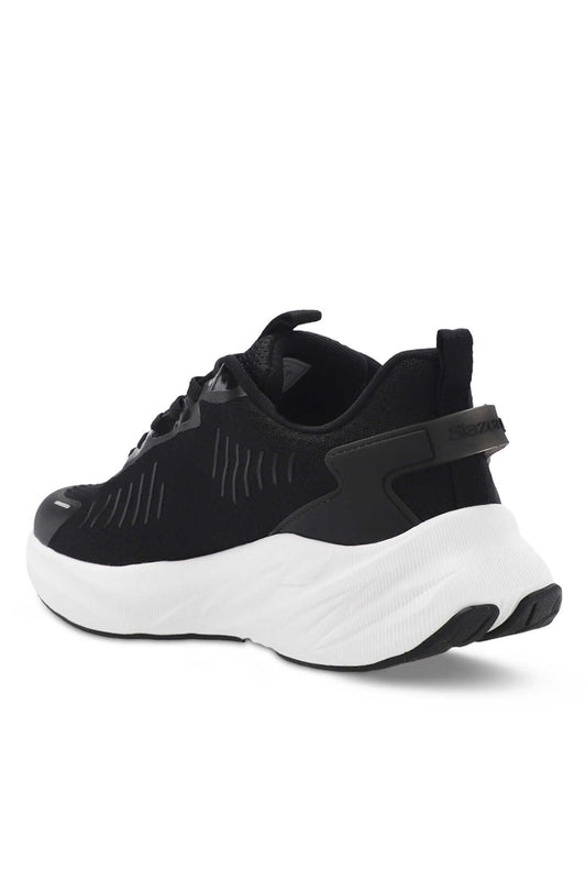 SLAZENGER WOLLY SNEAKER RAHAT SPOR AYAKKABI - SİYAH-BEYAZ