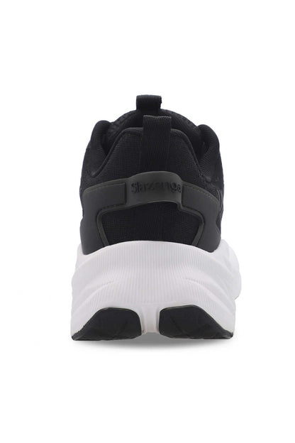 SLAZENGER WOLLY SNEAKER RAHAT SPOR AYAKKABI - SİYAH-BEYAZ