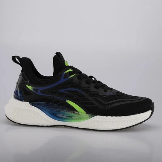 SLAZENGER WARWICK SPOR AYAKKABI - SİYAH-MAVİ-YEŞİL