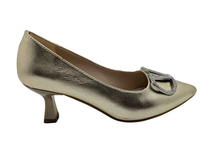 Çiğdem Kundura Serenova Kadın Suni Deri Stiletto Ayakkabı - Serenova - COPPER