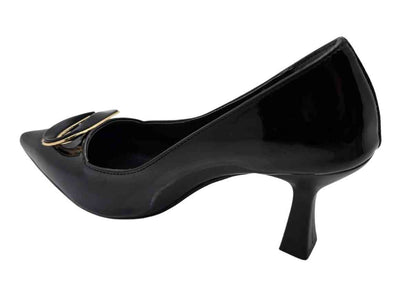 Çiğdem Kundura LuxeSpike Kadın Stiletto - LuxeSpike - SİYAH-RUGAN