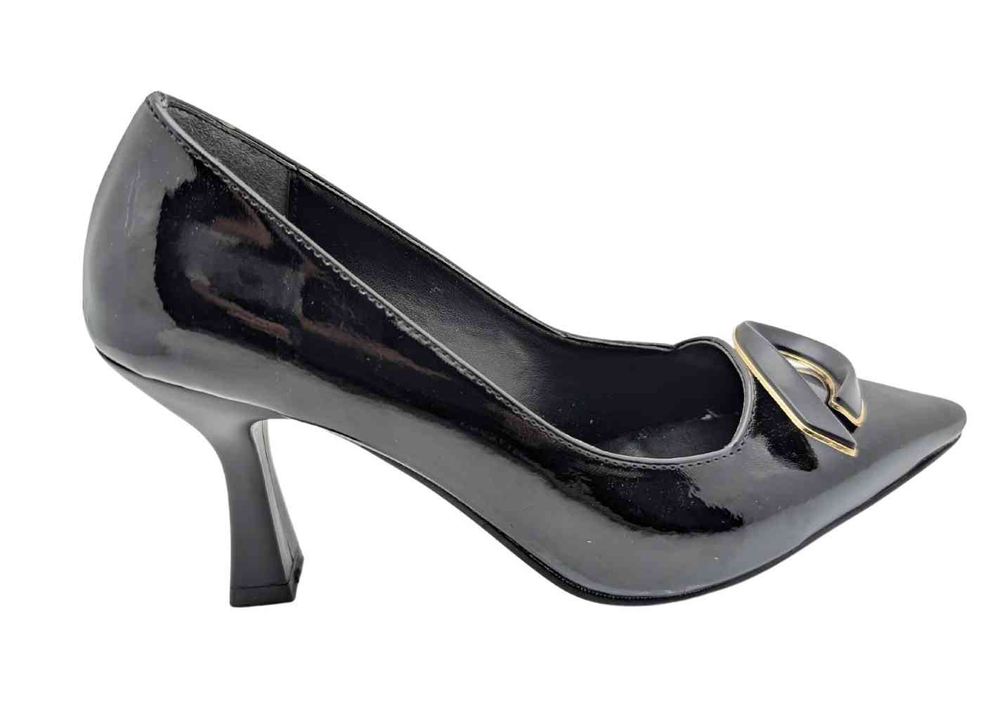 Çiğdem Kundura LuxeSpike Kadın Stiletto - LuxeSpike - SİYAH-RUGAN