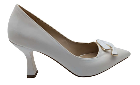 Çiğdem Kundura LuxeSpike Kadın Stiletto - LuxeSpike - BEYAZ