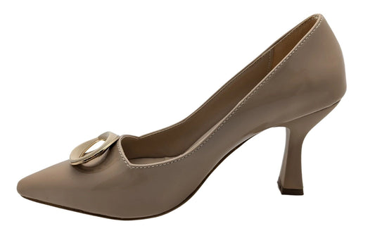 Çiğdem Kundura LuxeSpike Kadın Stiletto - LuxeSpike - VİZON