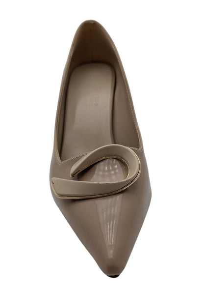 Çiğdem Kundura LuxeSpike Kadın Stiletto - LuxeSpike - VİZON