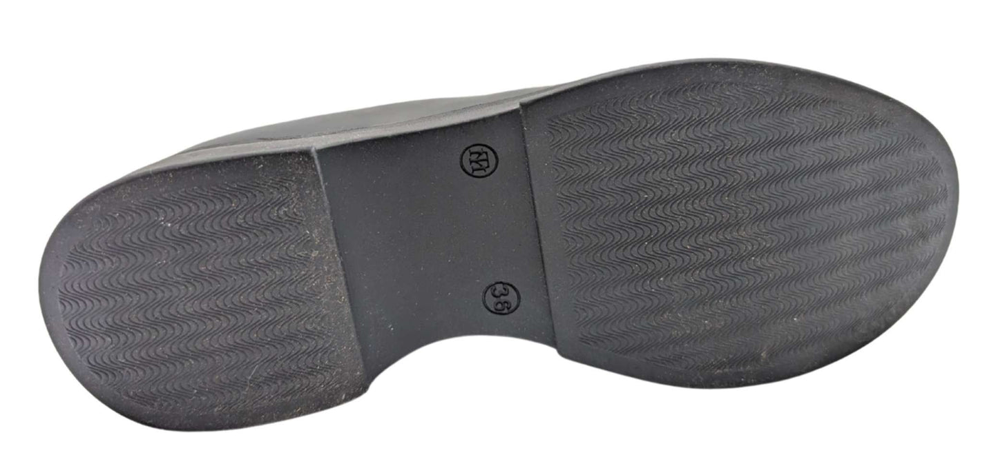 Çiğdem Kundura Eleganza Sole Kadın Suni Deri Loafer - Eleganza Sole - SİYAH