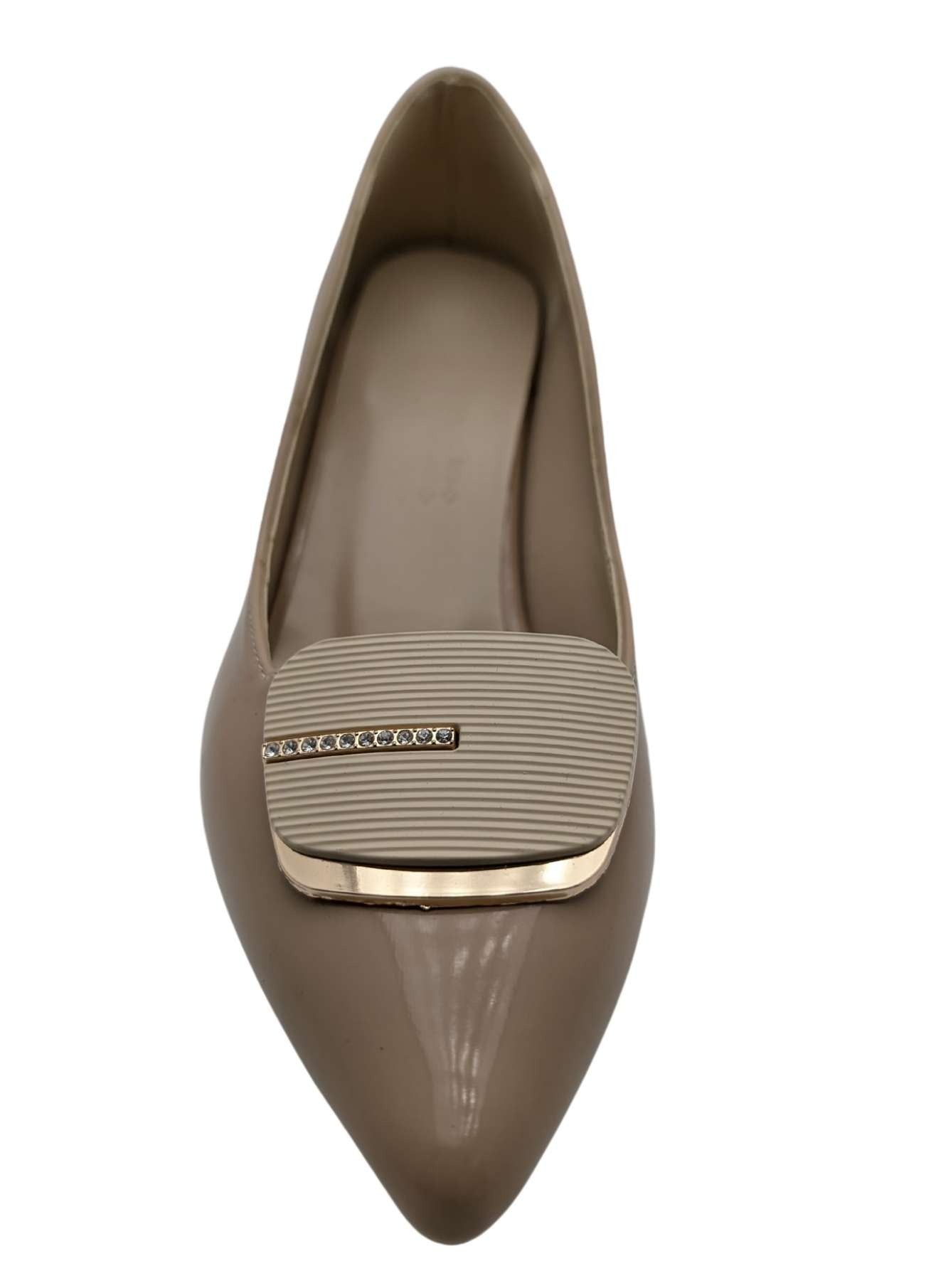 Çiğdem Kundura Veloura Stride Kadın Suni Deri Stiletto - Veloura Stride - VİZON