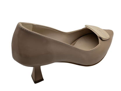 Çiğdem Kundura Veloura Stride Kadın Suni Deri Stiletto - Veloura Stride - VİZON