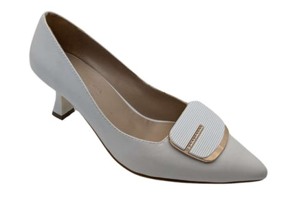 Çiğdem Kundura Veloura Stride Kadın Suni Deri Stiletto - Veloura Stride - BEYAZ