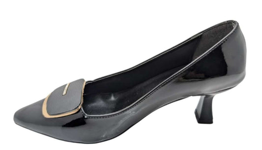 Çiğdem Kundura Veloura Stride Kadın Suni Deri Stiletto - Veloura Stride - SİYAH
