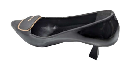 Çiğdem Kundura Veloura Stride Kadın Suni Deri Stiletto - Veloura Stride - SİYAH