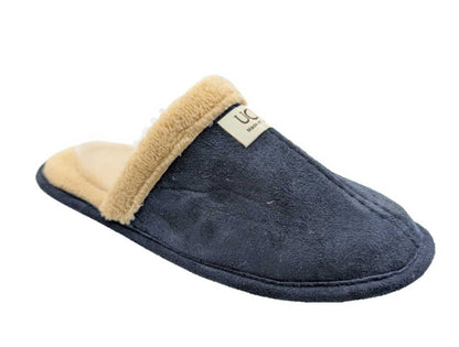 Çiğdem Kundura PuffiFeet Erkek Peluş İçli Terlik - PuffiFeet - SİYAH